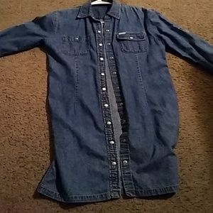 Denim dress